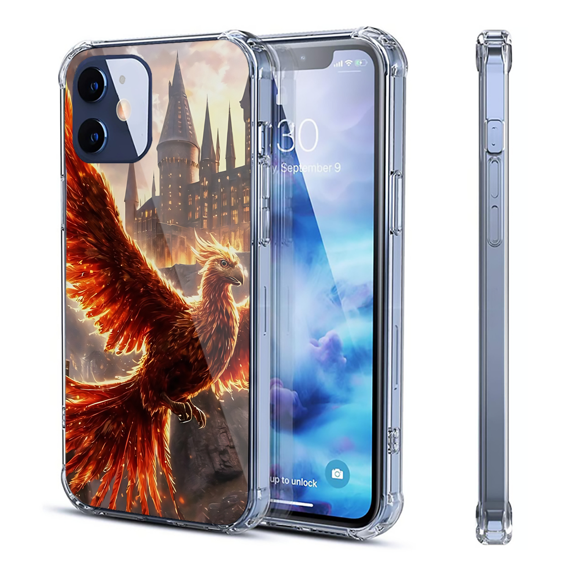 （画像用） Harry Potter ハリー・ポッターシリーズ 【iPhone 12シリーズ対応】透明スマホケース（クリアソフトケース）